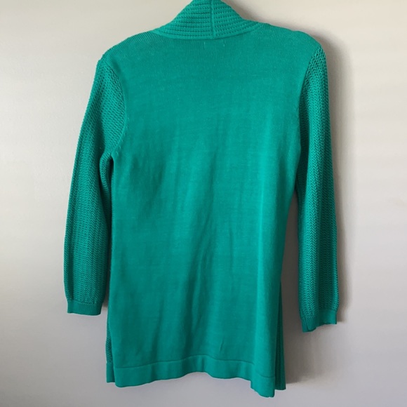 APT9 green white blazer size S - Picture 2 of 8